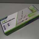 Electric Spin Scrubber, Cordless Cleaning Brush, Shower Scrubber with 8 Replaceable Brush Head, Power Cleaning Brush with Extension Handle, 2 Adjustable Speed, for Bathtub Tile Floor (Pink)