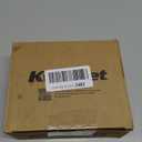 Kwikset Halifax Interior Passage Door Knob, Round Handle for Closet and Hallway Doors, Non-Locking Doorknob in Matte Black, with Microban Protection (1 Pack)