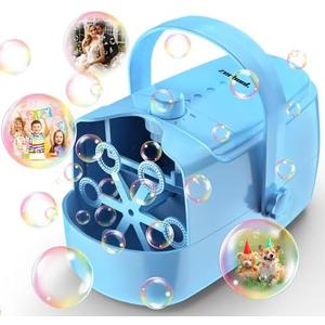 Bubble Machine Automatic Bubble Blower: Durable Bubble Maker 18000+ Big Bubbles Per Minute for Indoor Outdoor Wedding Birthday Party - Portable Bubble Machine for Kids Toddlers