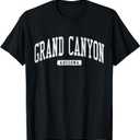 Grand Canyon Arizona AZ JS03 College University Style T-Shirt