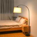taotanra- Set of 2 Drum Linen lampshade - Handcrafted Fabric Table lamp and Floor lamp Replacement Accessories