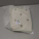 LEGDOR Car storage bag Cartoon bear Car seat back multifunctional storage Rear seat storage hanging bag Car hanging storage bag (Off white)