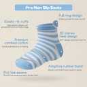Aroveea Non Slip Grip Ankle Baby Socks 12 Pack for Toddler Boys and Girls Kids,Infant Cute Cotton Baby Socks