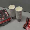 Vesici 350 Pcs Happy Birthday Party Supplies Disposable Party Tableware Set Serves 50 Included Plates Napkins Cups Cutlery for Men Woman 50th 80th Birthday Party Decorations (Black Red)