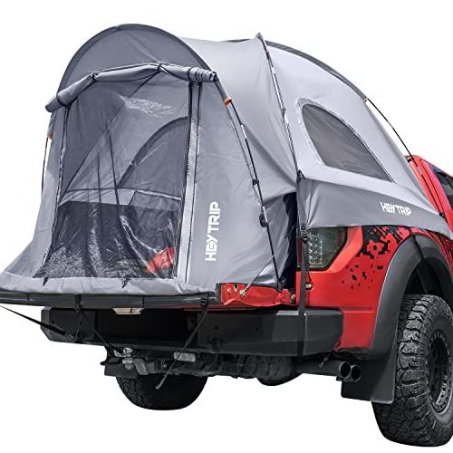 HEYTRIP Truck Bed Tent for Camping Waterproof Double Layer Pickup Truck Tent 2 Person Truck Camper Perfect Camping Accessories, 5.5ft- 6ft with Rainfly