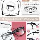 MARE AZZURO Large Reading Glasses Men Retro Square Readers 1.0 1.25 1.5 1.75 2.0 2.25 2.5 2.75 3.0 3.5 4.0