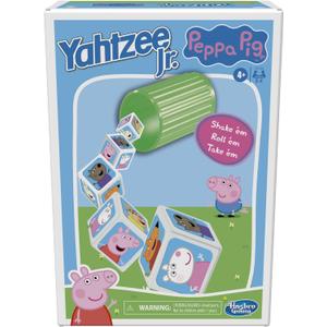 Hasbro Gaming Yahtzee Jr.: Peppa Pig Edition Board Game for Kids Ages 4 and Up, Counting and Matching Game for Preschoolers 