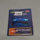 2PCS Non-Slip Car Pedal Covers, Premium Aluminum Alloy Gas and Brake Pedals Covers for Safe Driving, Automatic Transmission Pedal Covers Replacement Kit, Universal Car Accessories for Most Car (Blue)