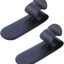 CHILDWEET 2pcs Car Umbrella Holder Hooks Adhesive Trunk Storage Organizer for Easy Umbrella Management for Auto and Home Use Black