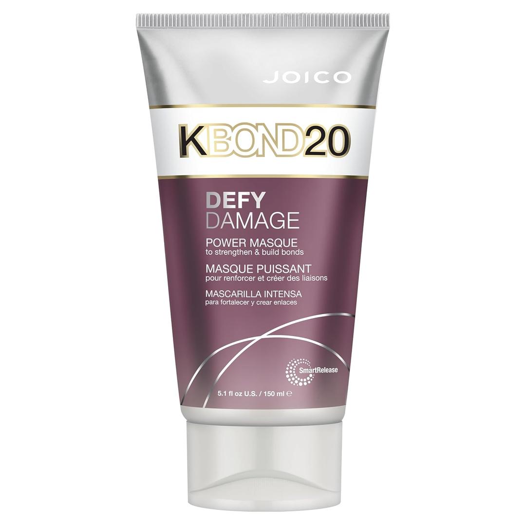 Joico Defy Damage KBOND20 Power Masque | For Stronger, Hydrated Hair | Color-Safe | Rebuild & Protect Bonds | Paraben-Free | Animal-Test Free Formula (5.1 Fl Oz (Pack of 1))