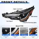 JFN Headlight Compatible with 2023-2024 Corolla LE w/LED DRL (New, Driver Side (Left))