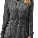 Sosolism Women's Maternity Nursing Tops Long Sleeve Breastfeeding Hoodie