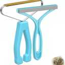Pet Hair Remover, Dog and Cat Hair Remover, Wool Hair Remover, Carpet Rake for Pet Hair Removal, Carpet Rake, Pile Brush, Hand Shaver for Carpets, Car Cushions, Sofas, Pet Beds, Furniture & Rug (Blue)