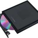 ASUS ZenDrive V1M External DVD Drive and Writer with Built-in Cable-Storage Design, USB-C Interface, Compatible with Win 11 and macOS, M-DISC Support (SDRW-08V1M-U)