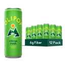 OLIPOP Sparkling Prebiotic Soda, Ridge Rush, Pantry Pack Packed with Prebiotics, Fiber, and Botanicals, Gluten Free, GMO Free, 12oz Skinny Can (12 Pack)
