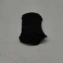 Hylaea No Show Running Athletic Anti-Blister Wicking Coolmax Socks, Seamless Anti-odor (Large, 3 Pairs Black)