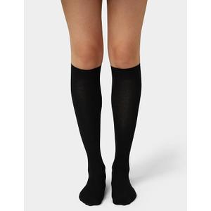 HUE Women's Flat Knit Knee High Sock, S/M