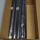 IFELS 2 Pack Heavy Duty Curtain Rods for Windows 66 to 120 Inch, 1 Inch Black Adjustable Curtain Rod Set with Easy Installation and Modern Design (A1,Black,30-120", 2 Pack)