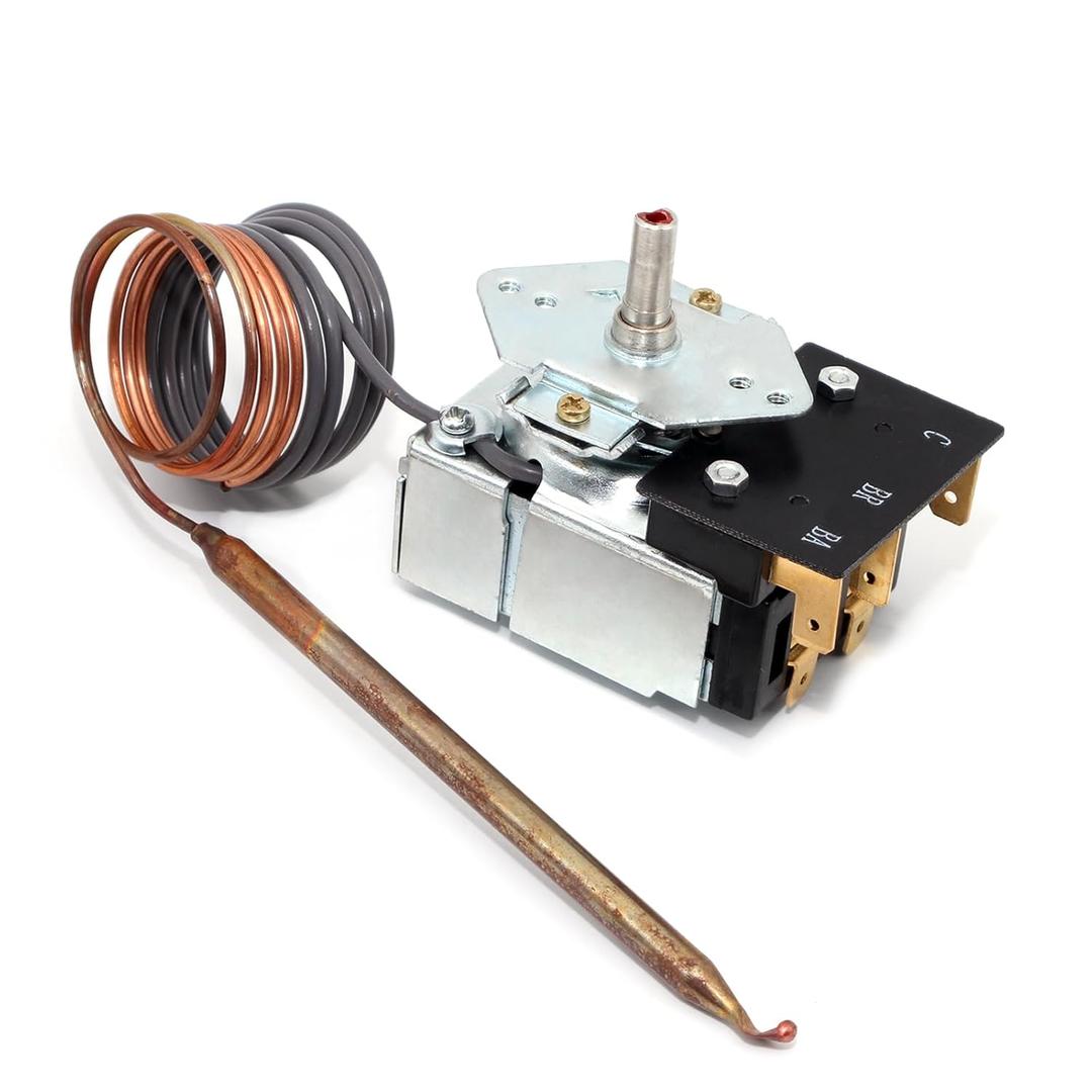 PB010036 Thermostat Replacement for Viking Awoco Range Oven, Fits Bake/Broil/Fryer, Replace KKB-9-48, 3-Terminal with Safety Auto Shut-Off