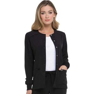 Amazon Essentials Women's Scrub Snap Jacket, Medium