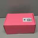 Mahjong Tile Set 160 1.2-inch Engraved Acrylic American Mahjong Tiles Game Set with Bag Cute Mini Mah Jongg Sets with Travel Bags Accessories Pink