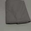 Grounding Flat Sheet Twin Size Gray 54x75 Inches - Conductive Silver Fiber & Organic Cotton for Improved Sleep, Includes 15ft Grounding Cord