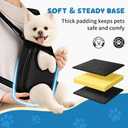 Mosago Dog Backpack Carrier, Adjustable Pet Front Carriers, Legs Out Carrying Sling Travel Bag for Small Medium Dogs 4-7 Lbs, Soft Wearable Puppy Chest Carry Backpacks for Walking/Hiking/Camping