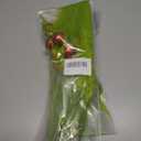 2 x Artmag 8 Pcs Christmas Tree Topper, 17 Inch Red Green Artificial Green Stems Tree Picks Ornaments with Red Ball for Christmas Holiday Fireplace Wreath Decorations