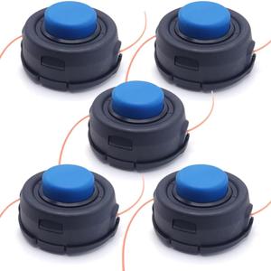 (5Pack)T35 Trimmer Head for Husqvarna 537388101 224L 223L 324L 123L 322L Weed Eater Prewound with .095-Inch Line 225L 232L 323L 325L 325LX 326L 326LX 322R 323R 343F 343R 224L Replace# 537388101
