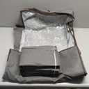 Under Bed Storage Bins - Pack Of 4 Under The Bed Storage Containers For Clothes, Blankets, Winter Clothing, & Shoes - Underbed Storage Containers With Handles, Dual Zippers, & Clear Top (Gray)