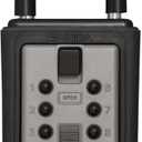Kidde AccessPoint 001166 KeySafe 3-Key Portable Push Button Key Safe Box, Titanium Gray