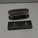 Aquasonic Black Series Ultra Whitening Toothbrush – ADA Accepted Electric Toothbrush- 8 Brush Heads & Travel Case – 40,000 VPM Electric Motor & Wireless Charging - 4 Modes w Smart Timer