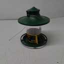 More Birds Large Lantern Bird Feeder, Lantern-Style Wild Bird Feeder, 5 Feeding Ports, 3.8-Pound Seed Capacity, Green