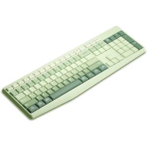 Aesthetic Colorful Keyboard Wireless 2.4GHz/Bluetooth 106-Key with Numpad Low Profile Keycaps Silent Linear Mechanical-Feel Switches Ergonomic for Mac/Win, 1 AAA Battery, Matcha Green