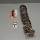 SEIKEA Ponytail Extension, PT005 Isabella 22" Long Bohemian Curly Drawstring Ponytail Light Fluffy Multi Layered Clip in Hair Extensions Ponytail Natural Soft Synthetic Hairpiece Brown to Blonde