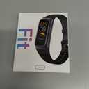 Fitness Tracker with Step Counter/Calories/Stopwatch, Activity Tracker, Health Tracker with Heart Rate Monitor, Sleep Tracker, 1.10''AMOLED Touch Color Screen, Pedometer Watch for Women Men (Black)