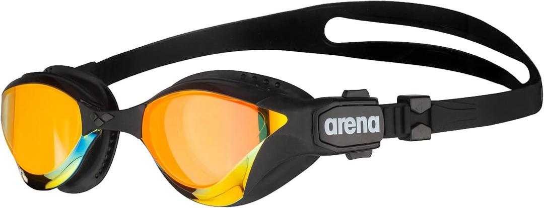 ARENA Unisex Adult Cobra Tri Swimming Goggles for Triathlon and Fitness Swipe Anti-Fog Wide Vision Mirror Lens