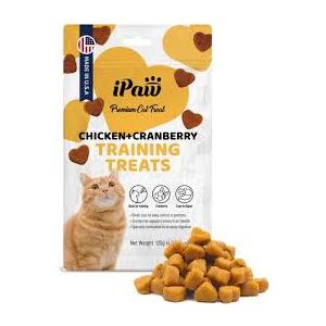 Soft & Delicious Cat Treats: Grain-Free Chicken & Cranberry, Easy to Digest. Healthy Kitten Snacks! EXP 22/JAN/2026