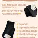 Women's Fleece Lined Leggings Weather Thick Thermal Warm Winter Tights Butt Lift High Waist Tummy Control Yoga Pants (Gray, S)