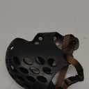 BARKLESS Dog Muzzle for Short Snout, Soft Frenchie Muzzle for Biting, Chewing, Licking for French Bulldogs Boston Terriers, Ideal for Flat-Faced Aggressive Dogs Grooming Walking, Allows Drinking (M (Head Cir: 15"-16.5"), Black)