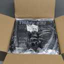 Reli. Thank You Plastic Bags | 1000 Pack | (11.5" x 6.5" x 21"), Black | Plastic Bags with Handles | Ideal for Grocery, Shopping, Food Take Out, Restaurants, Small Business