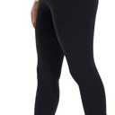 GAYHAY Fleece Lined Leggings for Women – Thick Winter Warm Thermal High Waisted Tummy Control Workout Yoga Pants M