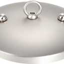 PATIKIL M6x25mm Ball Nuts Knob, 3 Pack Female Thread 304 Stainless Steel Round Blind Hole Screw Cap Cover for Lighting Machinery DIY Decoration, Silver