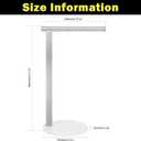 Stainless Steel L-Shaped Hand Towel Holder, SUS304 Bathroom Towel Rack with Thickened Base for Countertop Vanity (Brush Nickel)