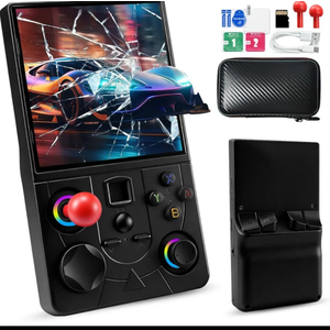 DC40V Retro Handheld Game Console - 4.0 Inch Retro Gaming Console with Preloaded 20,000+ Classic Games, Open Source Linux System, Built-in 64G TF Card, Portable Pocket Hand Held Video Game