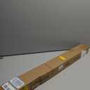 Heavy Duty Curtain Rods - 1 1/4" Large Diameter Premium Nonadjustable Curtain Rod - 36in/3ft Custom Window Treatment Rods with Durable Aluminum Brackets and End Caps,Gold Finish