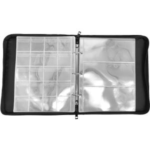 Fireproof & Waterproof Coin and Currency Collector Album, Coin Collection Book Holder for Collectors, Holds 36 Banknotes & 360 Coins