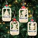 Capoda 12 Pack Christmas Money Holders Wooden Cash Clip Ornaments, Bulk Xmas Cash Gift Card Holders for Holiday Party Favors, Hanging Tree Decorations & Stocking Stuffers