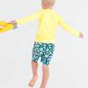 RUGGEDBUTTS Boys UPF50+ Sun Protection Animal Swim Trunks
