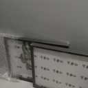 Egofine 11x14 Floating Frames Set of 2, Double Plexiglass Picture Frame, Made of Solid Wood Display Any Size Photo up to 11x14, Wall Mount or Tabletop Standing, Faded Black